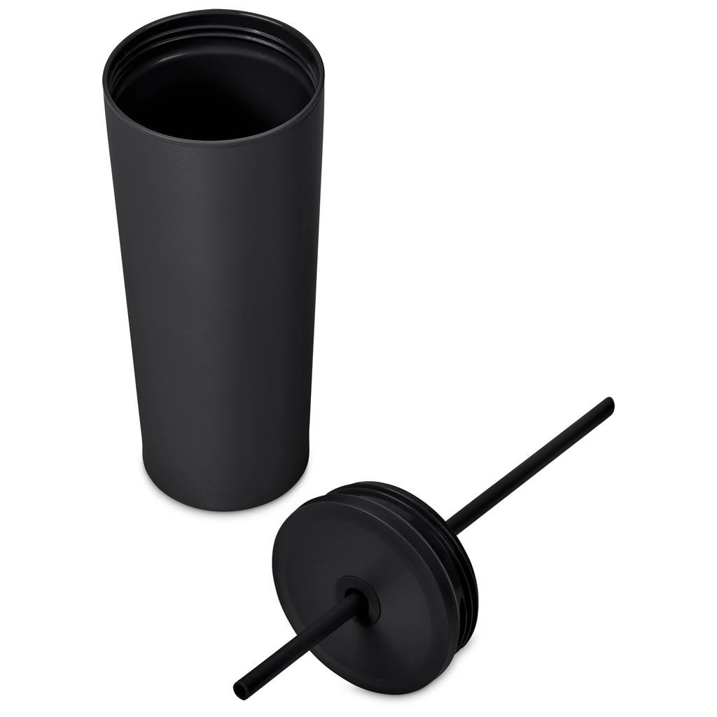 Concorde Stainless Steel & Plastic Double-Wall Tumbler Straw - 720ml - Travel Mugs and Tumblers,Ideas for Summer,Drinkware