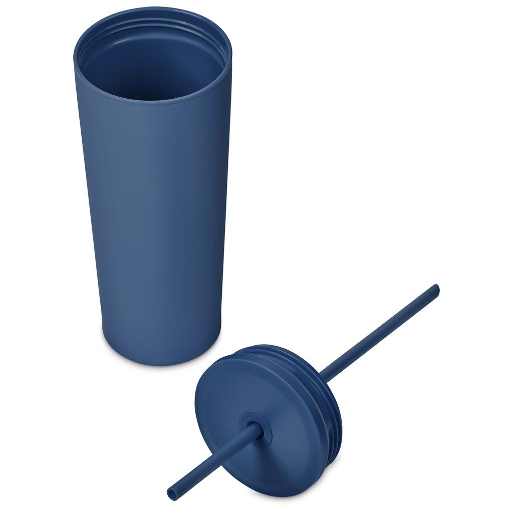 Concorde Stainless Steel & Plastic Double-Wall Tumbler Straw - 720ml - Travel Mugs and Tumblers,Ideas for Summer,Drinkware