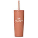 Concorde Stainless Steel & Plastic Double-Wall Tumbler Straw - 720ml BURNT ORANGE - Travel Mugs and Tumblers,Ideas for Summer,Drinkware