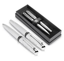 Cygnus Ball Pen & Rollerball Set Silver / S - Pens
