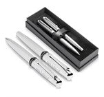 Cygnus Ball Pen & Rollerball Set Silver / S - Pens