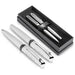 Cygnus Ball Pen & Rollerball Set Silver / S - Pens