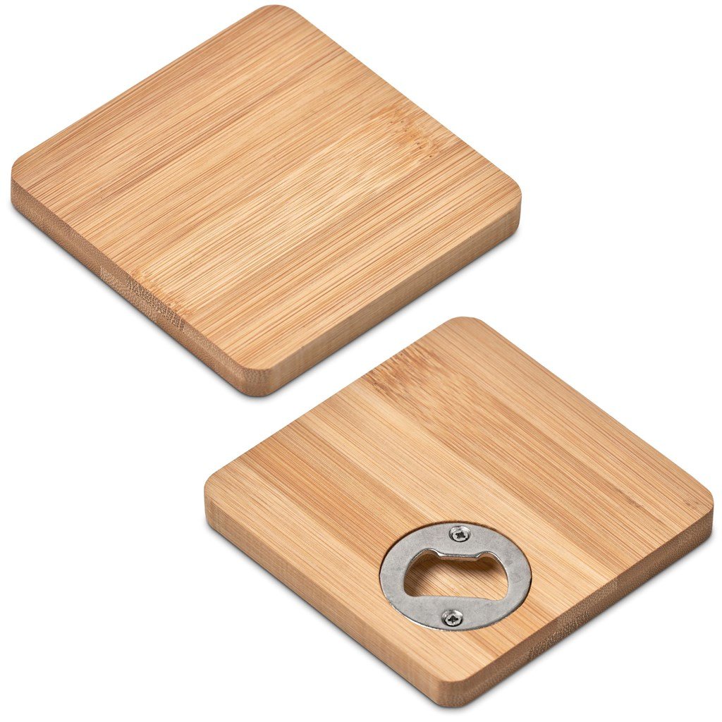 Drifter Bamboo Bottle Opener Coaster Natural / NT