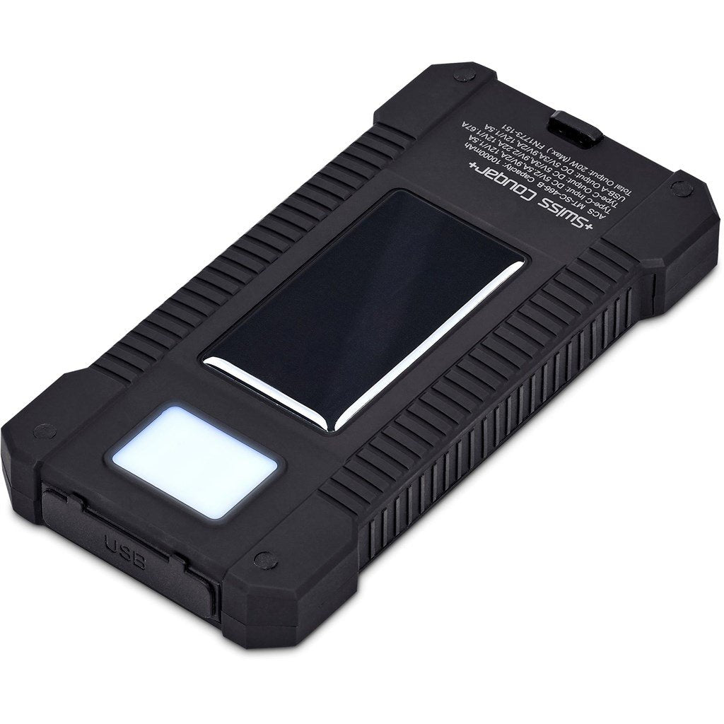 Durban Fast Charge 20W Solar Power Bank -10000mAh BLACK - Banks,Ideas for Loadshedding,Technology