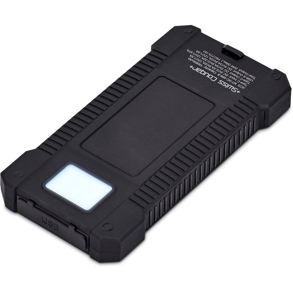 Durban Fast Charge 20W Solar Power Bank -10000mAh BLACK - Banks,Ideas for Loadshedding,Technology