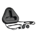 Earphones in Triangular Protective Case Black / STD / Last Buy - Technology
