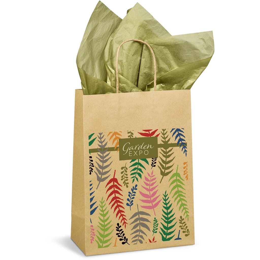 Custom Ecological Midi Gift Bag 150gsm Natural / NT - Bags