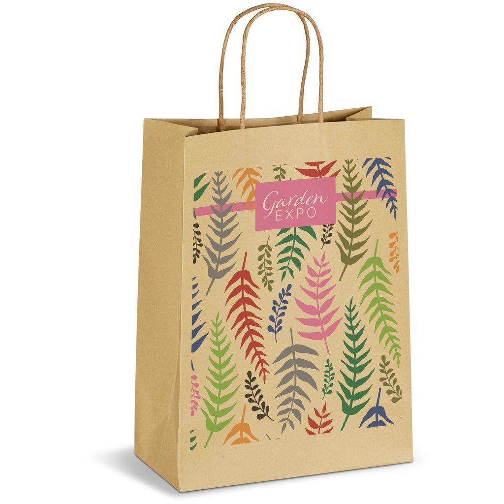 Custom Ecological Midi Gift Bag 150gsm Natural / NT - Bags