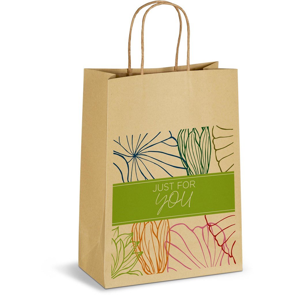 Custom Ecological Midi Gift Bag 150gsm Natural / NT - Bags