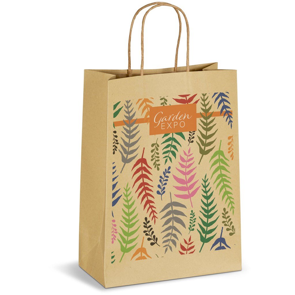 Custom Ecological Midi Gift Bag 150gsm Natural / NT - Bags