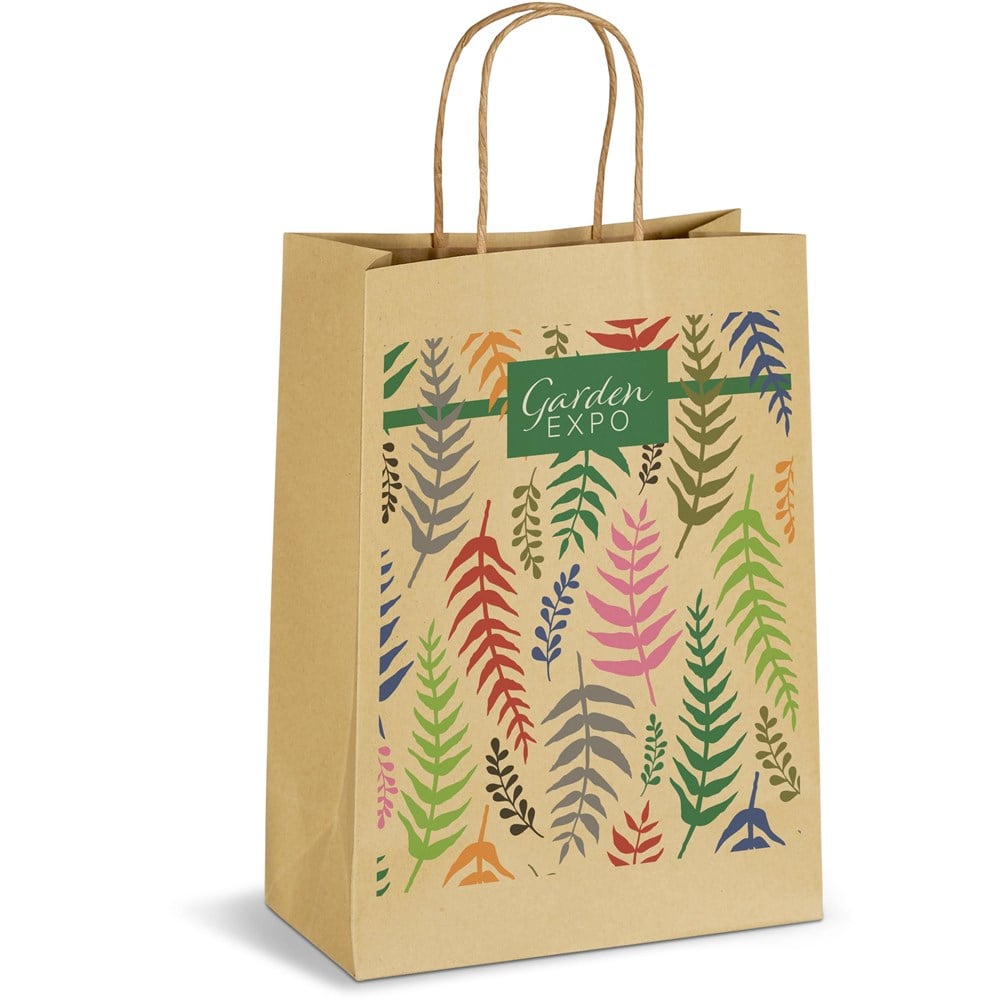 Custom Ecological Midi Gift Bag 150gsm Natural / NT - Bags