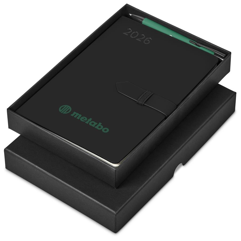 Enterprise A5 2026 Diary & Zeta Pen Set
