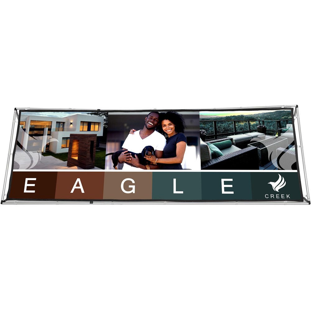 Fade Resistant A-Frame with Fabric Print 3m x 1m - Fade-Resistant Banners