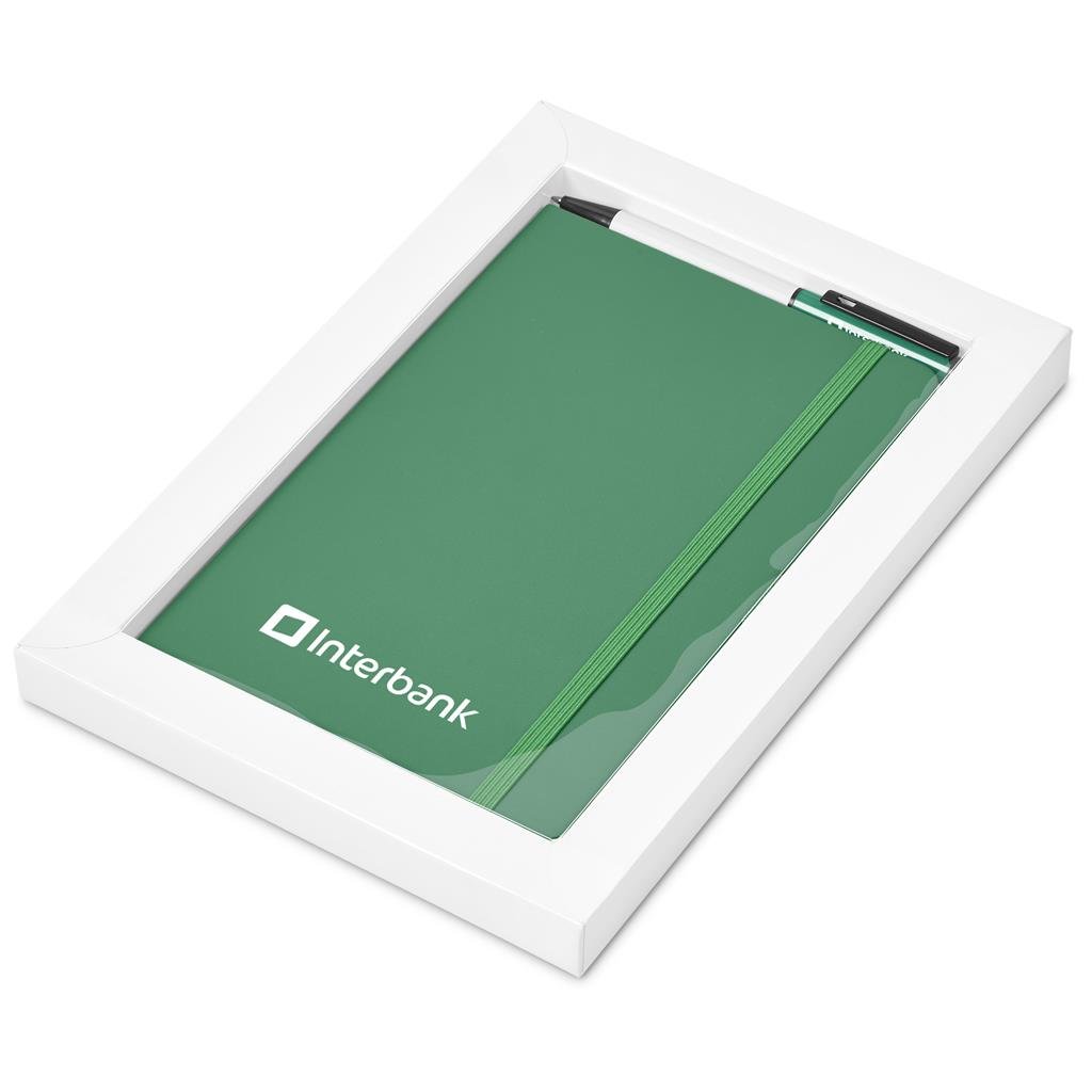Ferguson Notebook & Pen Set GREEN - Sets,Notebook Sets