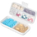 Grid Travel Pill Box SOLID WHITE - Accessories,Travel Essentials,Ideas for Women,Personal Care And Pamper