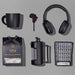 Hampin Hot Hamper BLACK - Unisex Hampers,Coffee Hampers,Tech Hampers