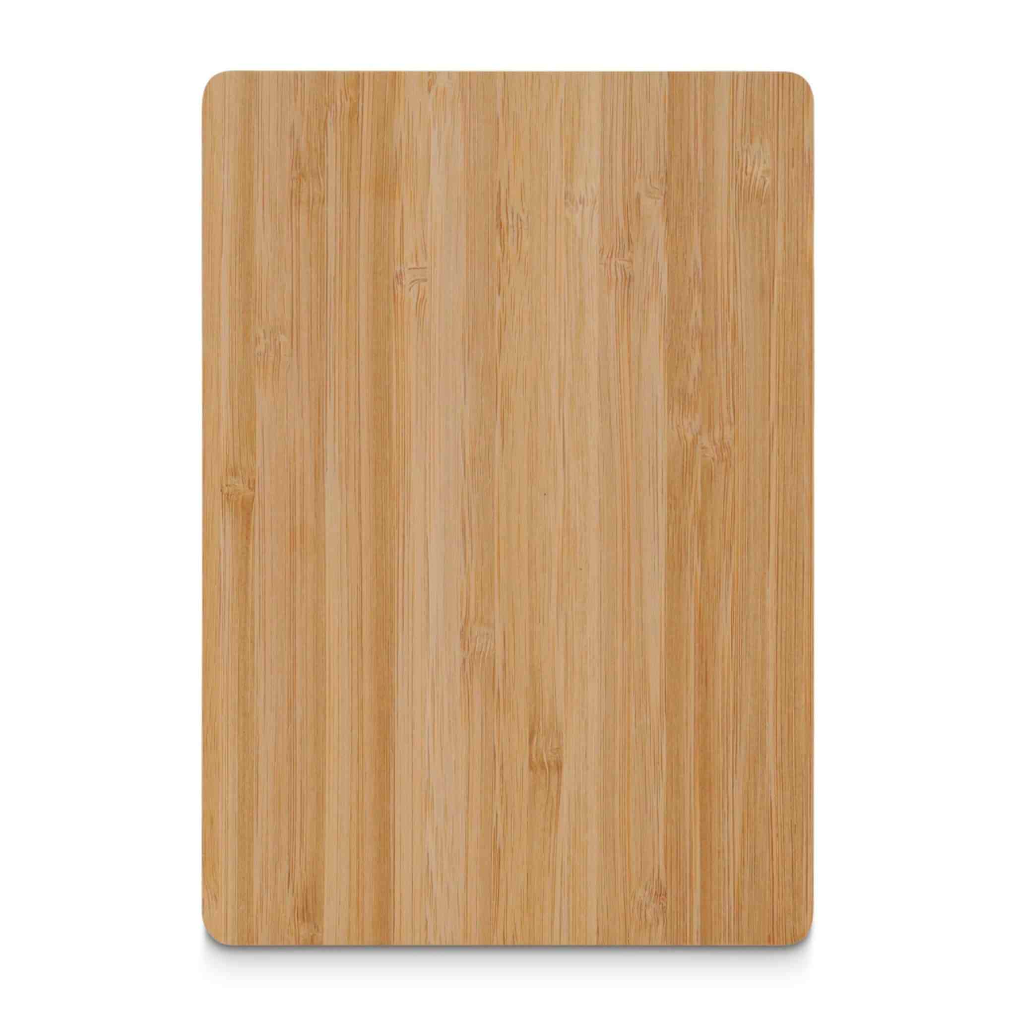 Bamboo notebook in front view