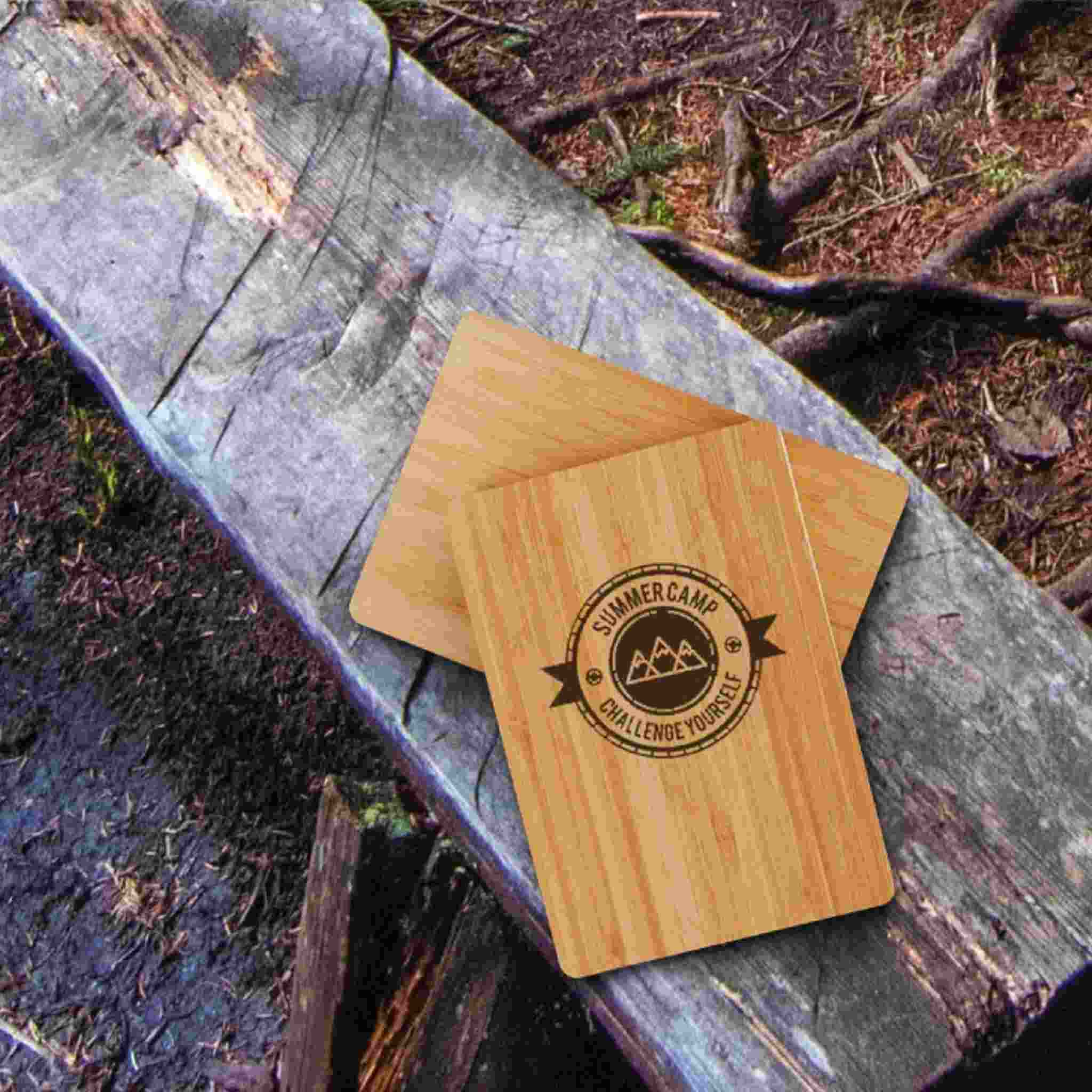 Bamboo notebook in an ecologocal environment