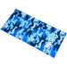 Kids Camouflage Flexible Tube Bandana-Bandanas-Blue-BU