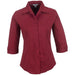 Ladies 3/4 Sleeve Manhattan Striped Shirt - Light Blue - Shirts & Tops