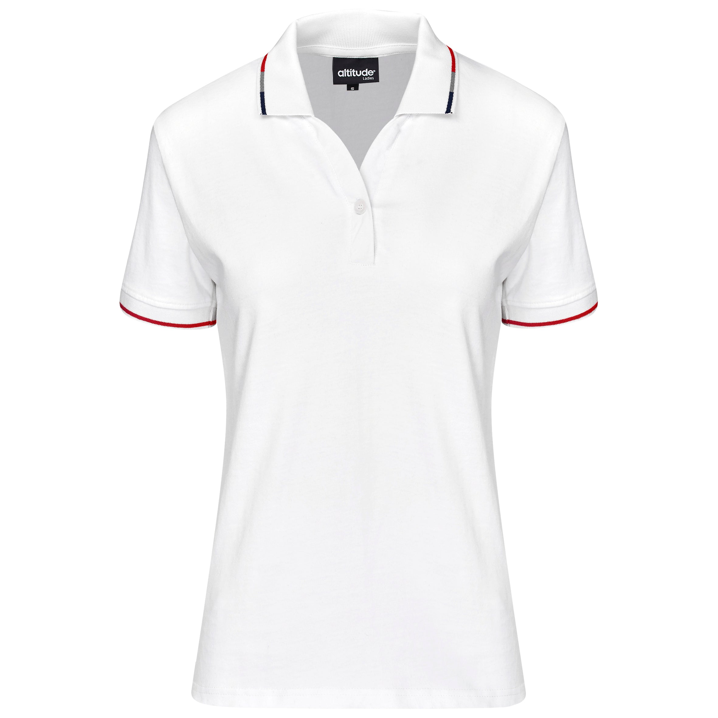 Ladies Ash Golf Shirt - White 2XL / W