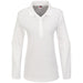 Ladies Long Sleeve Boston Golf Shirt - Black 2XL / White / W