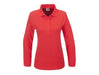 Ladies Long Sleeve Boston Golf Shirt - Black Only-
