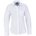 Ladies Long Sleeve Huntington Shirt - Khaki 2XL / White With Light Blue / WLB