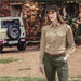 Ladies Long Sleeve Mawenzi Twill Shirt - New Clothing 2025,Shirts,Utility Shirts