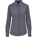 Ladies Long Sleeve Sorrento Shirt L / CHARCOAL - Lounge Shirts