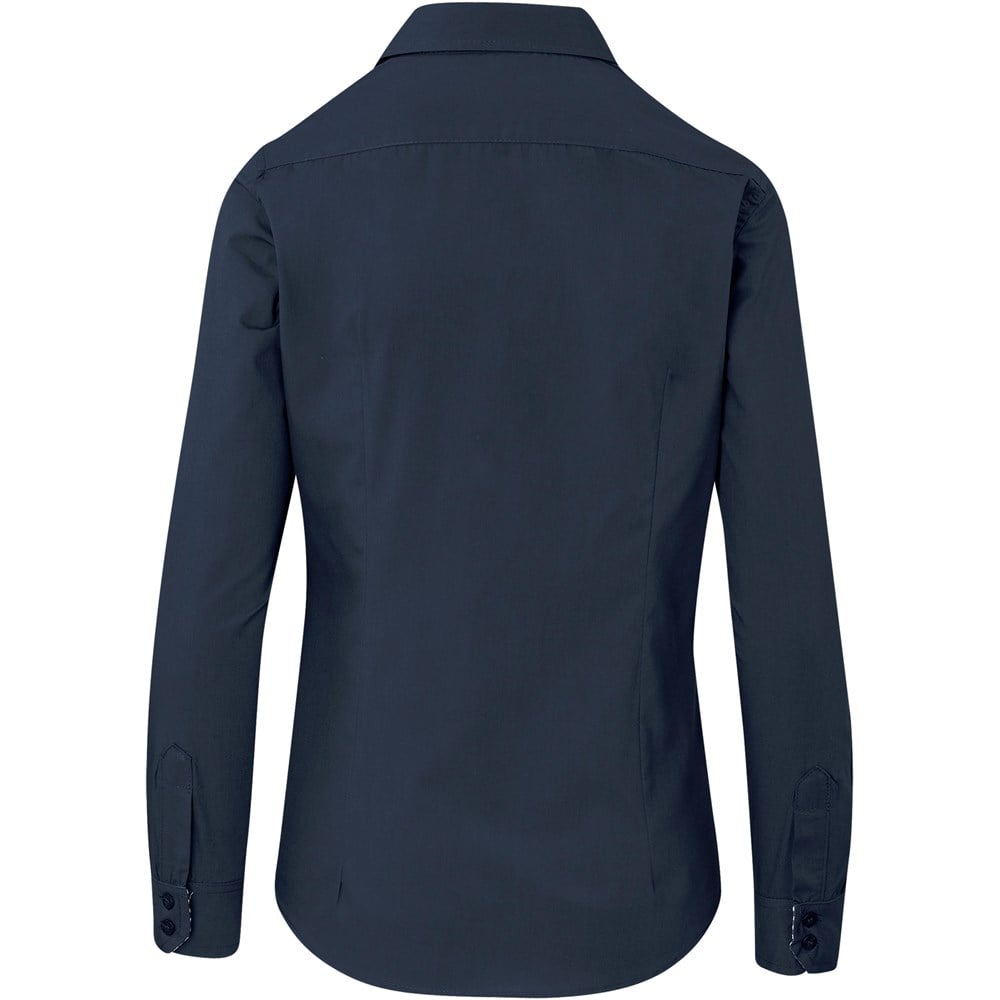 Ladies Long Sleeve Warrington Shirt - Black - Shirts & Tops