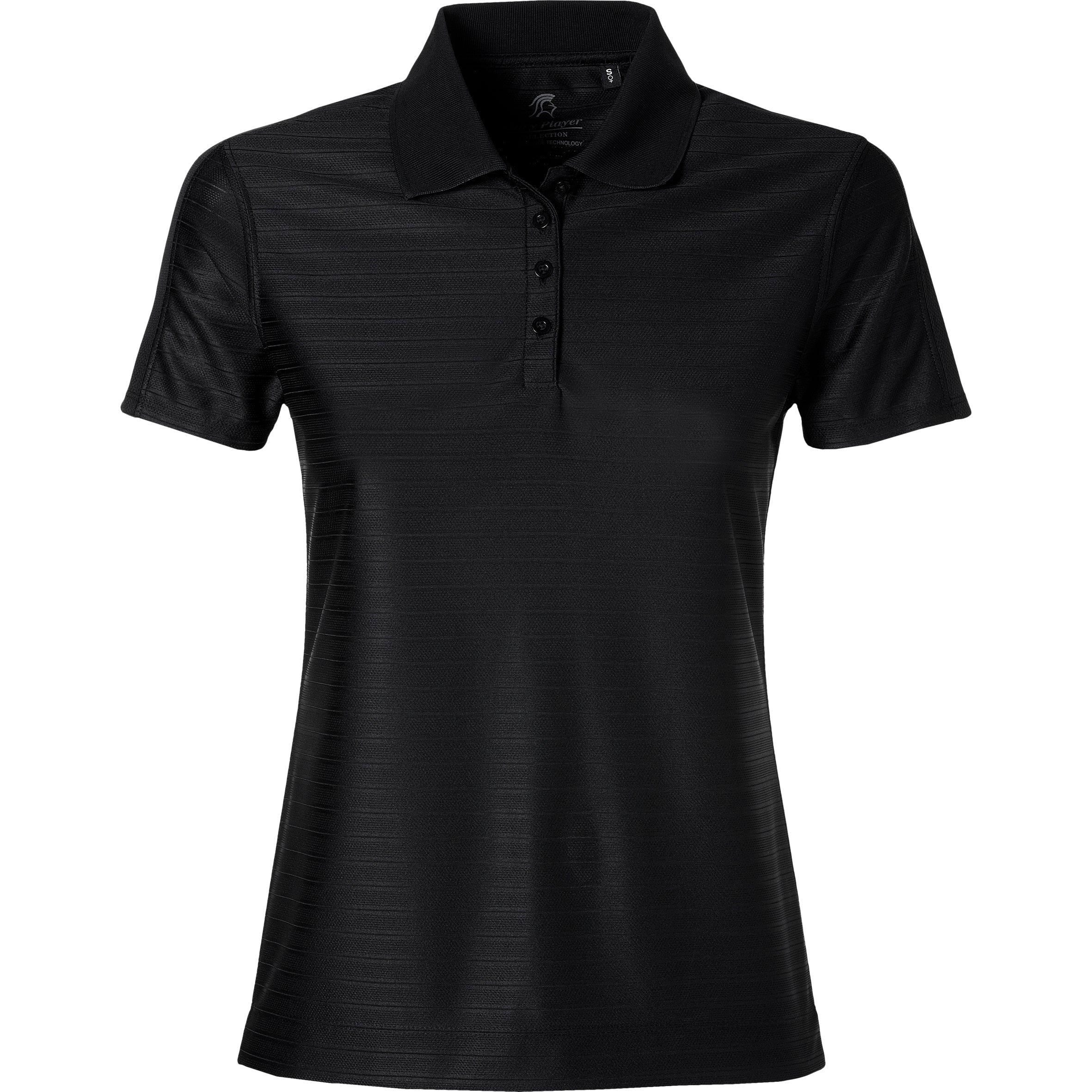 Ladies Oakland Hills Golf Shirt-2XL-Black-BL
