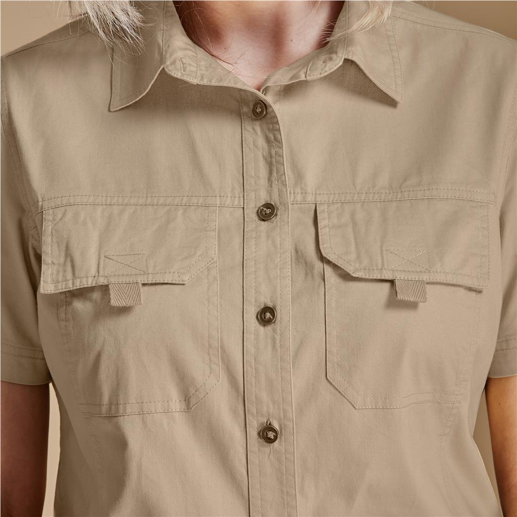 Ladies Short Sleeve Mawenzi Twill Shirt - New Clothing 2025,Shirts,Utility Shirts