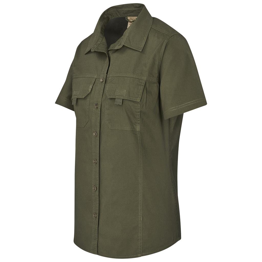 Ladies Short Sleeve Mawenzi Twill Shirt - New Clothing 2025,Shirts,Utility Shirts
