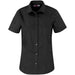 Ladies Short Sleeve Milano Shirt 2XL / Black / BL