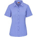 Ladies Short Sleeve Oxford Shirt S / SKY BLUE - Lounge Shirts