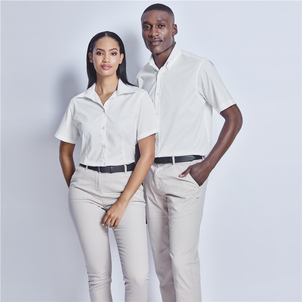 Ladies Short Sleeve Sheffield Stretch Shirt - Lounge Shirts,New Clothing 2025