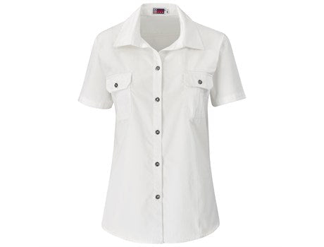 Ladies Short Sleeve Wildstone Shirt-Shirts & Tops