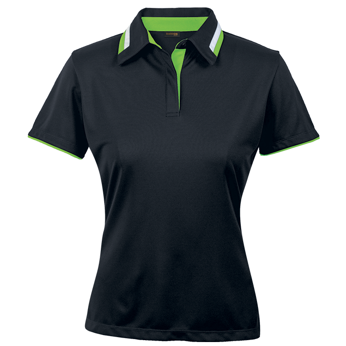 Ladies Vital Golf Shirt Black/Lime/White / XS / Regular - Shirts