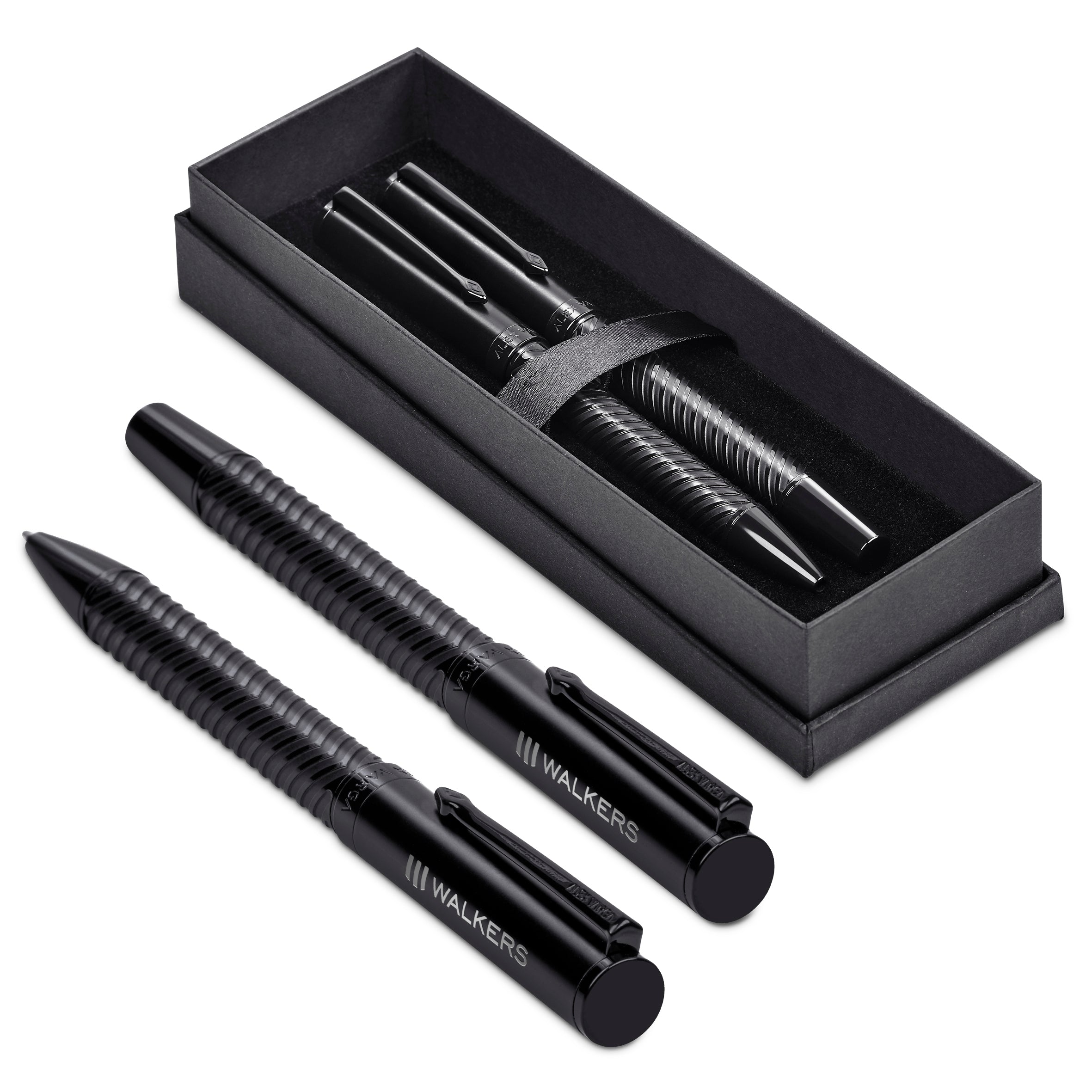 Lagarna Ball Pen & Rollerball Set Black / BL