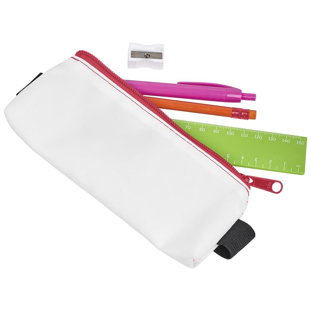 Custom Lagoon Polyester Pencil Case To Fit Over An A5 Notebook - Stationery,Custom School Accessories,Custom Accessories