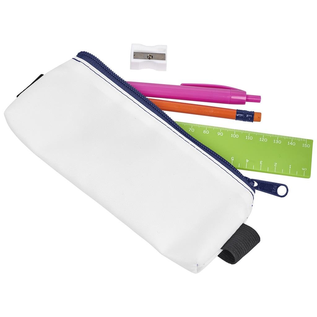 Custom Lagoon Polyester Pencil Case To Fit Over An A5 Notebook - Stationery,Custom School Accessories,Custom Accessories