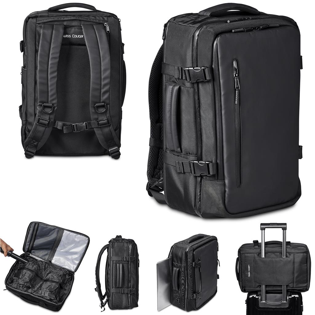 Lancaster Hybrid Laptop Backpack BLACK - Backpacks,Laptop Bags,Bags,Travel Essentials,Bags