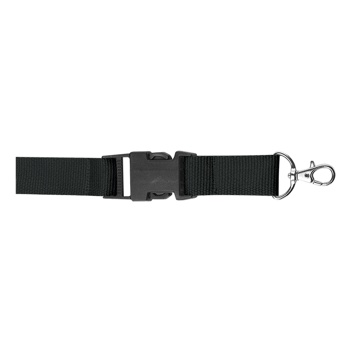 Lanyard with Safety Release Clip Black / STD / Regular - Novelties