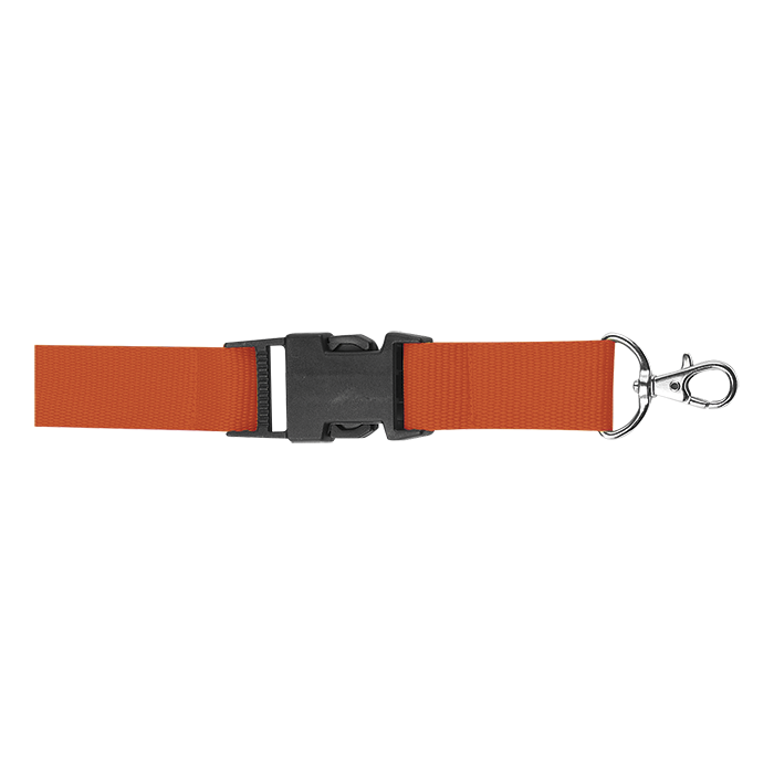 Lanyard with Safety Release Clip Orange / STD / Regular - Novelties