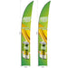 Legend 4m Sublimated Arcfin Flying Banner Skin (Set Of 2)-Banners