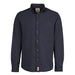 Long Sleeve Stretch Twill Heavy Weight Work Shirt Navy / 5XL - High Grade Shirts