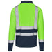 Long Sleeve Surveyor Two-Tone Hi-Viz Golf Shirt - Shirts