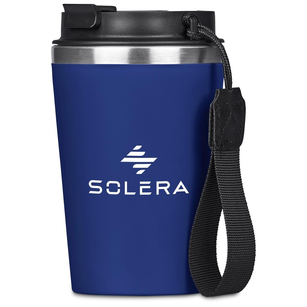Luca Stainless Steel & Plastic Double-Wall Tumbler – 350ml NAVY - Travel Mugs and Tumblers,Drinkware