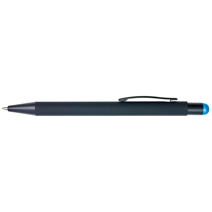 Matte Black Coated Ballpoint Pen Light Blue / STD / Last Buy - Writing Instruments